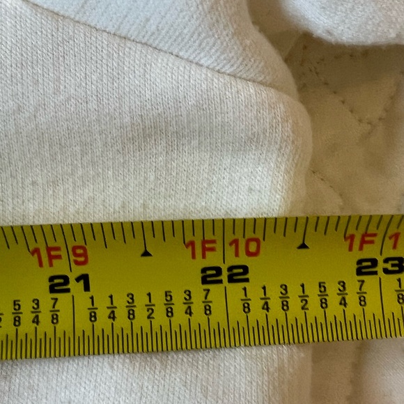 Breckenridge Woman’s L Sweatshirt Cardingan Pearl Snap Winter White Snowmen - Picture 5 of 13